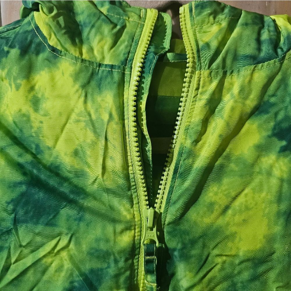 LAND'S END Tie-Dyed Hoodie Coat - Size Medium (10-12) - Picture 5 of 9